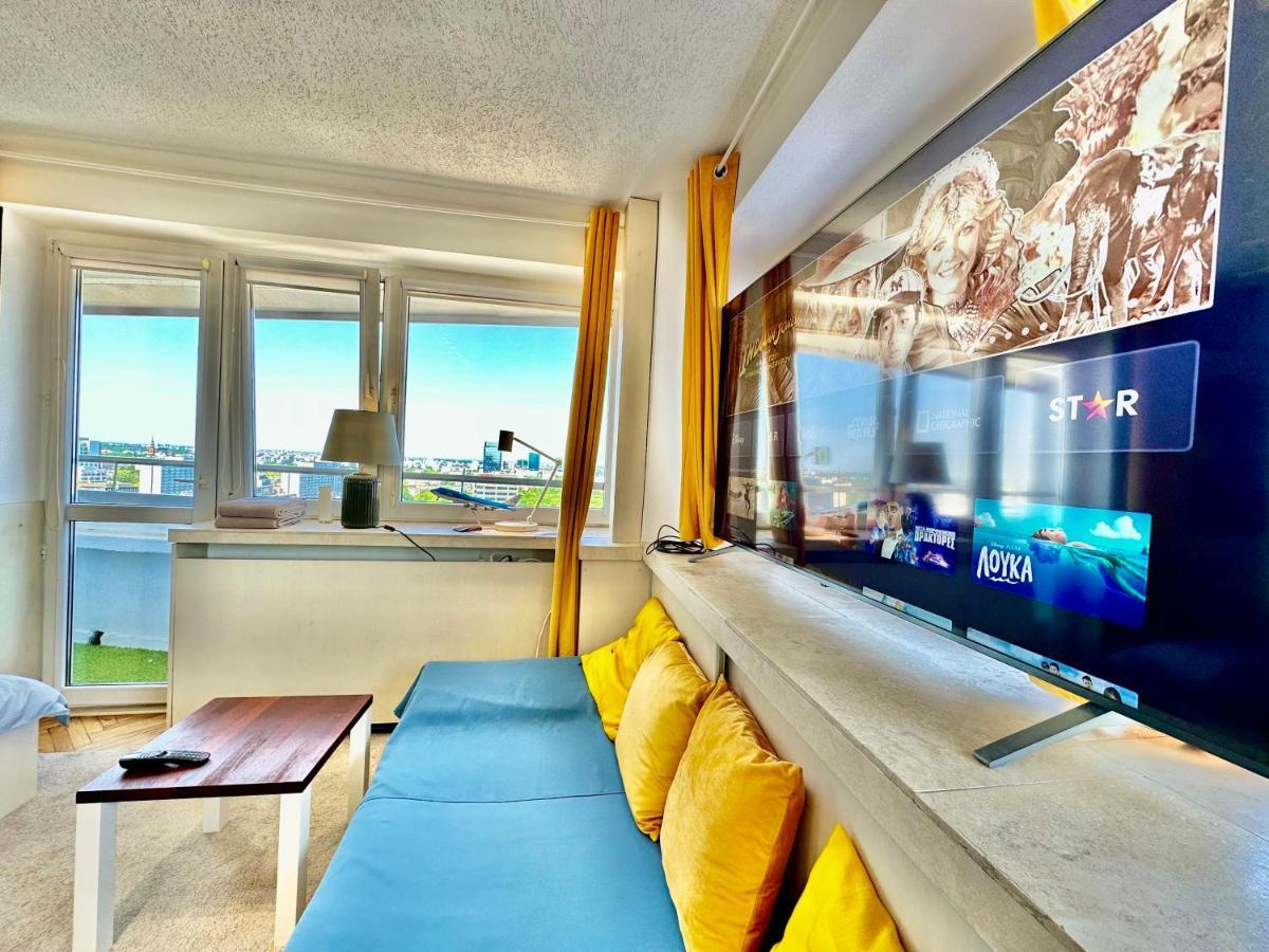 Sun Clima/Ac Metro X2 Fast Wifi 500 Mbs 70'Tv Netflix Appletv Hbo Apartment Varşovia Exterior foto